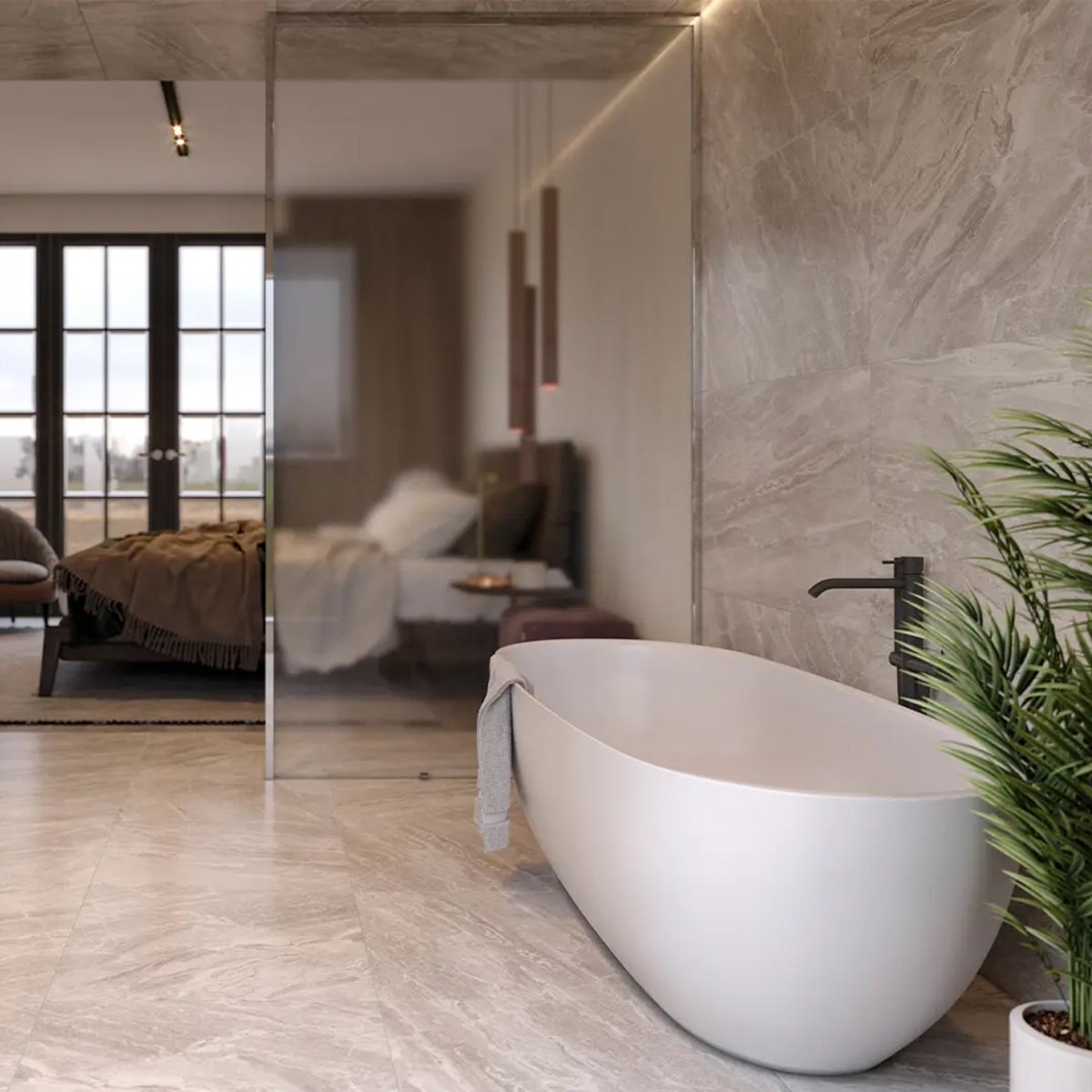 24 X 24 In Mayfair Stella Argento Matte Rectified Glazed Porcelain - BUILDMYPLACE