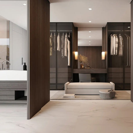 24 X 24 In Mayfair Volakas Polished Rectified Glazed Porcelain - BUILDMYPLACE