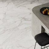 24 x 24 in Statuario Brina Plata Polished Rectified Glazed Porcelain Tile - BUILDMYPLACE