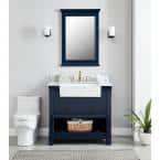 24 x 36 Bathroom Vanity Mirror blue - BUILDMYPLACE