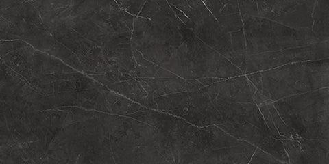24 X 48 In La Marca Nero Venato Honed Rectified Glazed Porcelain