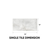 24 x 48 in. La Marca Onyx Nuvolato Polished Rectified Glazed Porcelain Tile - BUILDMYPLACE