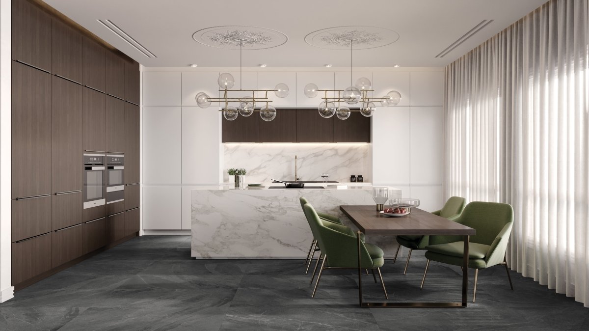 24 X 48 In Nord Carbon Matte Rectified Color Body Porcelain - BUILDMYPLACE