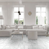 24 X 48 In Plata Carrara Polished Rectified Glazed Porcelain - BUILDMYPLACE