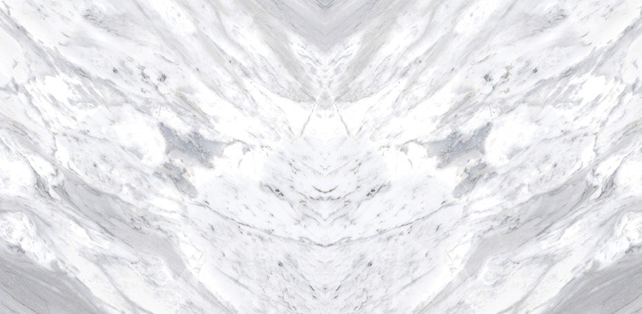 24" x 48" New Bianco Carrara Bookmatch Polished Porcelain Wall & Floor Tile - BUILDMYPLACE