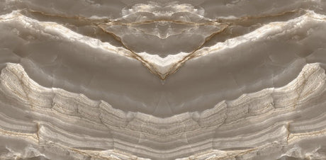 24" x 48" New Onyx Opera Anthracite Bookmatch White Polished Wall & Floor Tile - BUILDMYPLACE