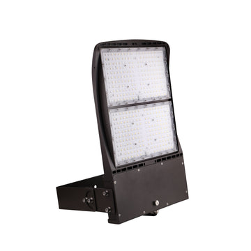 300W LED Flood Light - Dimmable - IP65 - Bronze Finish - 42000 Lumens - 5700K - DLC Listed LED Flood Lamp