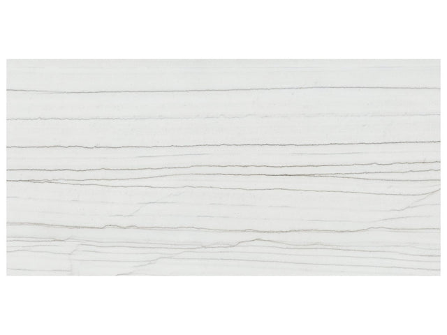 24 x 48 in Majesto Bianco Stratura Polished Rectified Colorsync Porcelain Tile
