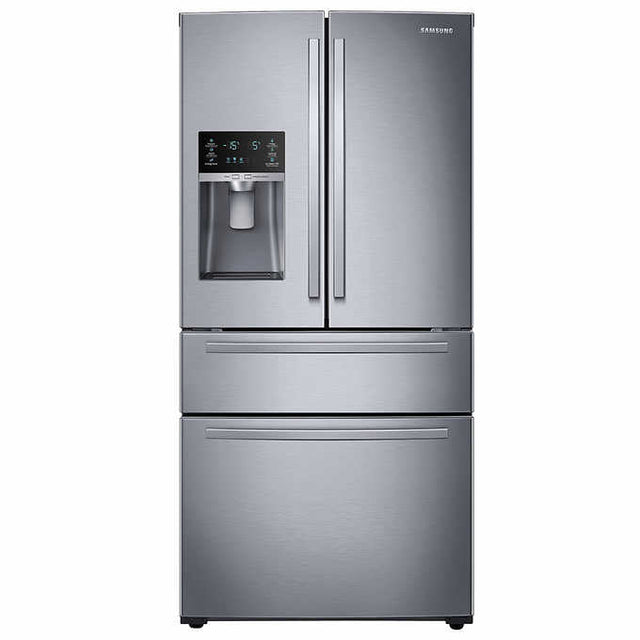 25 CuFt Large Capacity 4 Door French Door Refrigerator With External Water & Ice Dispenser - BUILDMYPLACE