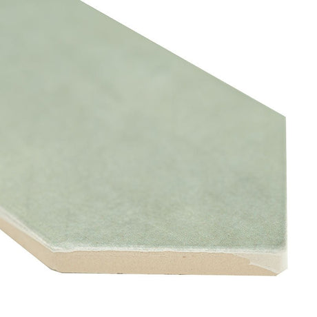 2.5" X 13" Renzo Jade Picket Soft Glossy Green Ceramic Wall Tile (12.21SQ FT/CTN) - BUILDMYPLACE