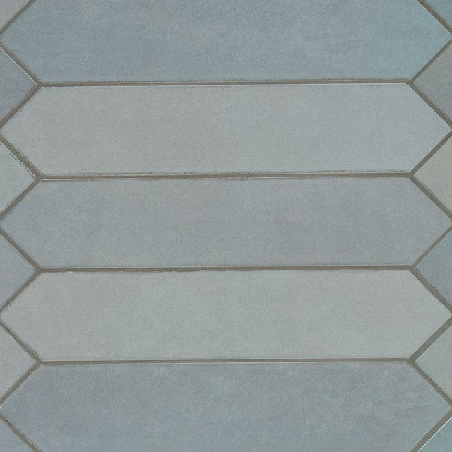 2.5" X 13" Renzo Sky Blue Picket Ceramic Glossy Wall Tile (12.21SQ FT/CTN) - BUILDMYPLACE