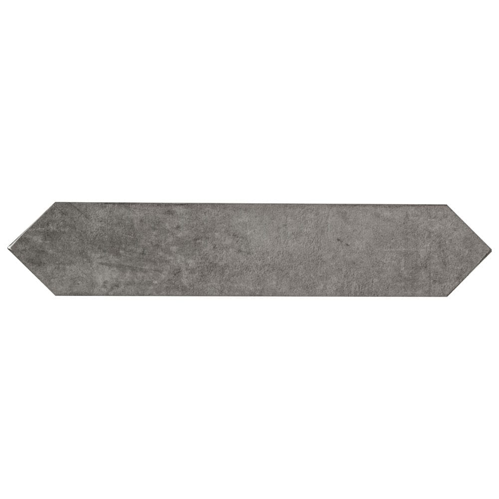 2.5" X 13" Renzo Storm Picket Glossy Dark Grey Ceramic Wall Tile (12.21SQ FT/CTN) - BUILDMYPLACE