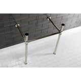 25" x 17" Imperial Stainless Steel Console Sink Legs - BUILDMYPLACE