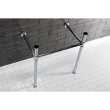 25" x 17" Imperial Stainless Steel Console Sink Legs - BUILDMYPLACE