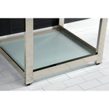 25" x 22" Ceramic Console Sink (4 - Inch, 3 - Hole) - BUILDMYPLACE