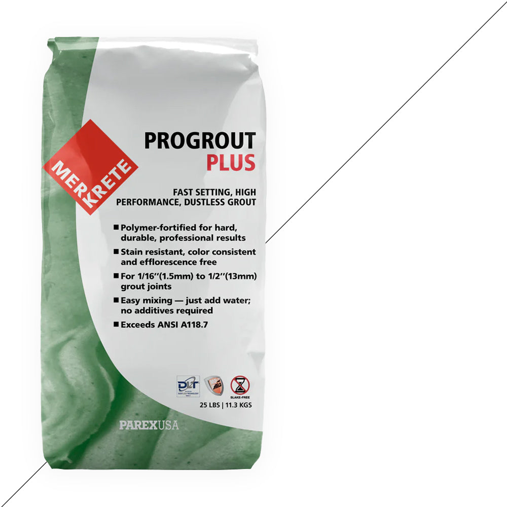 Merkrete ProGrout Plus Bright White Sanded Grout 25 lb.