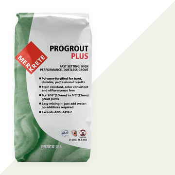 Merkrete ProGrout Plus Snow White Sanded Grout 25 lb.