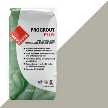 Merkrete ProGrout Plus Silver Sanded Grout 25 lb.