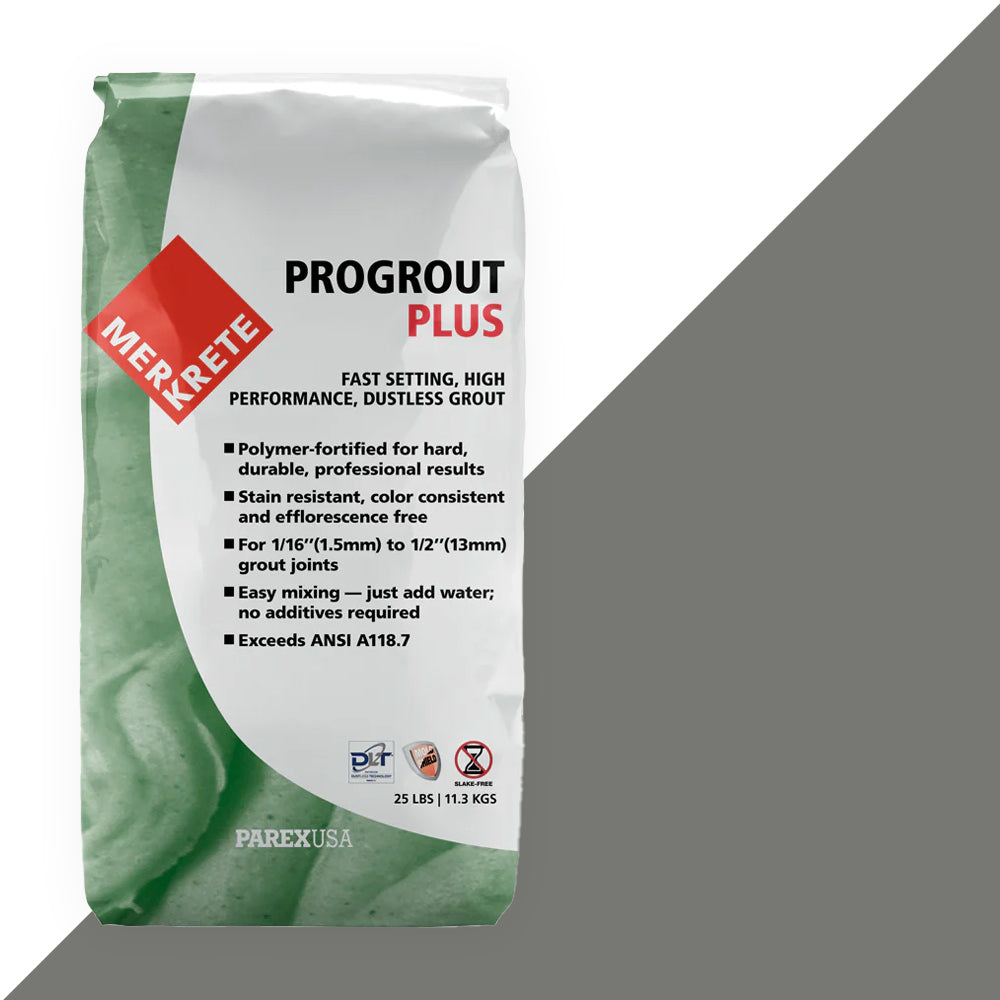 Merkrete ProGrout Plus Gray Sanded Grout 25 lb.