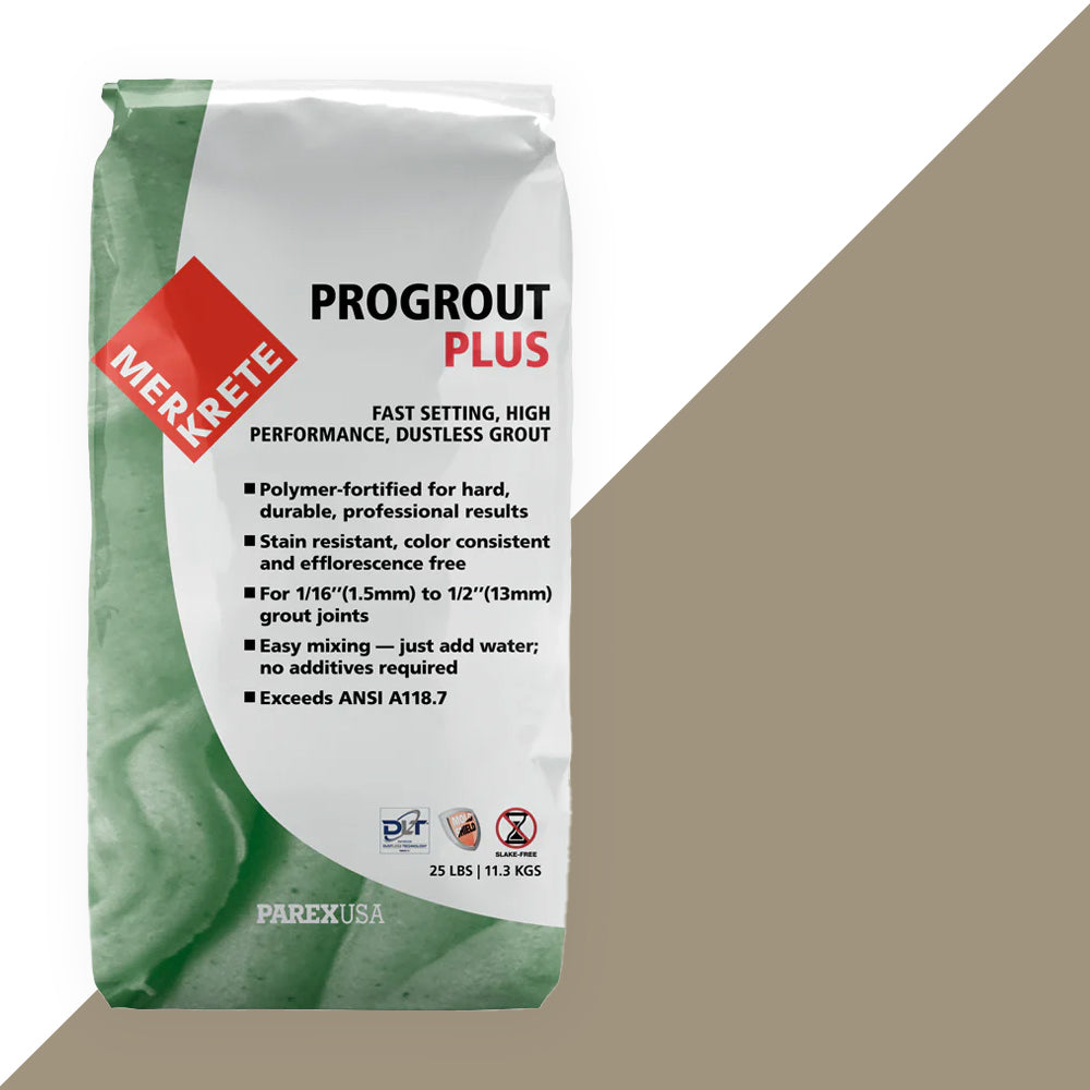 Merkrete ProGrout Plus Buckskin Sanded Grout 25 lb.