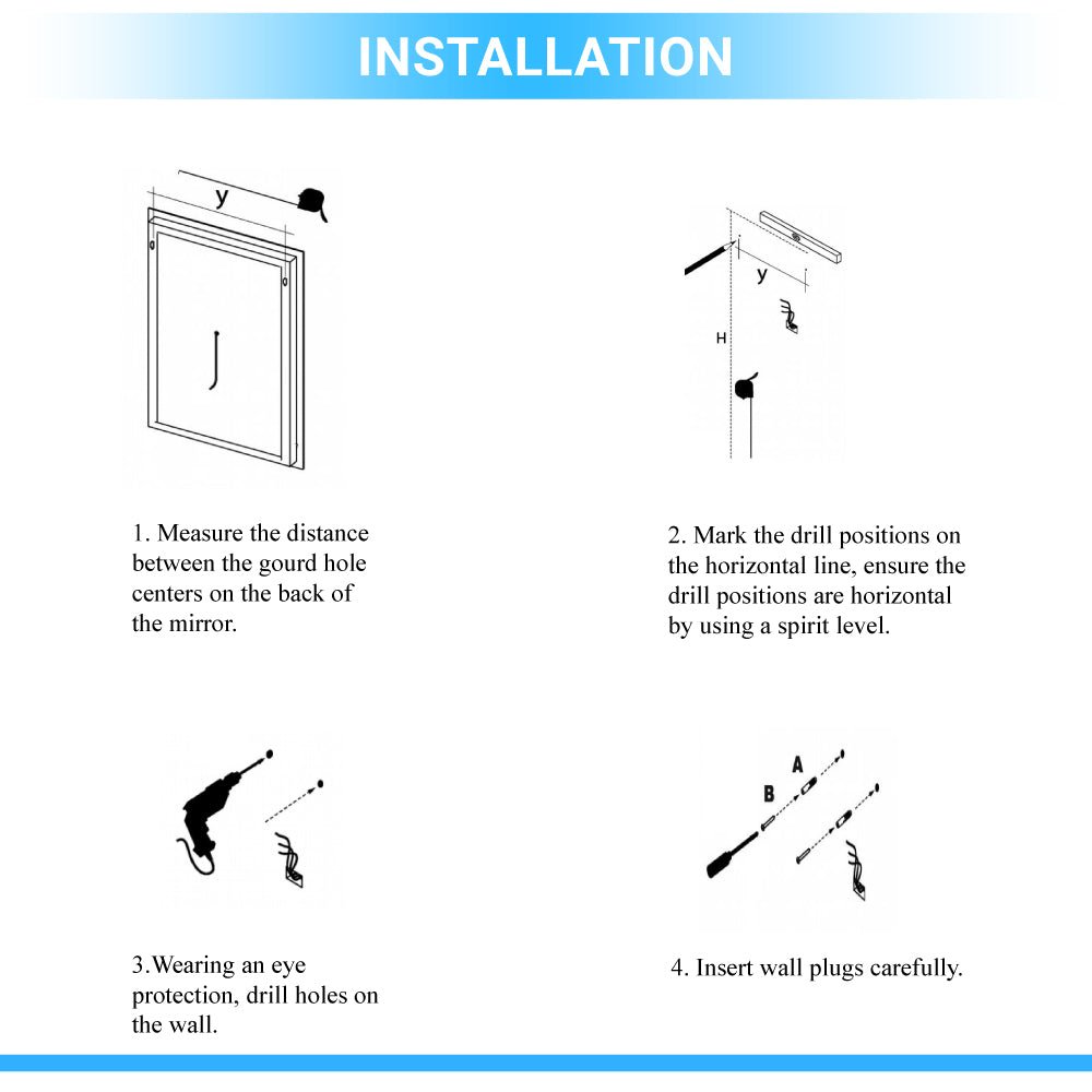 26 in. X 63 in. LED Lighted Bathroom Vanity Mirror with Rose Gold Frame, CRI 90+, Anti - Fog Adjustable Color Temperature & Remembrance, Lighted Makeup Mirrors, Realx Style - BUILDMYPLACE
