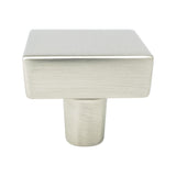 Brookridge Brushed Nickel Square Knob