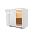 27 Inch Wide Blind Base Cabinet - Luxor White Shaker - Ready To Assemble, 27"W x 34.5"H x 24"D - BUILDMYPLACE