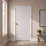 Ivanees 1-Panel Hollow Core Molded Shaker Door Slab - Madison 80 Inch Height