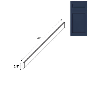 RTA - Navy Shaker - Wood Crown Molding - 96"W x 3.5"H x 2.5"D - NS-CMS2-1/2