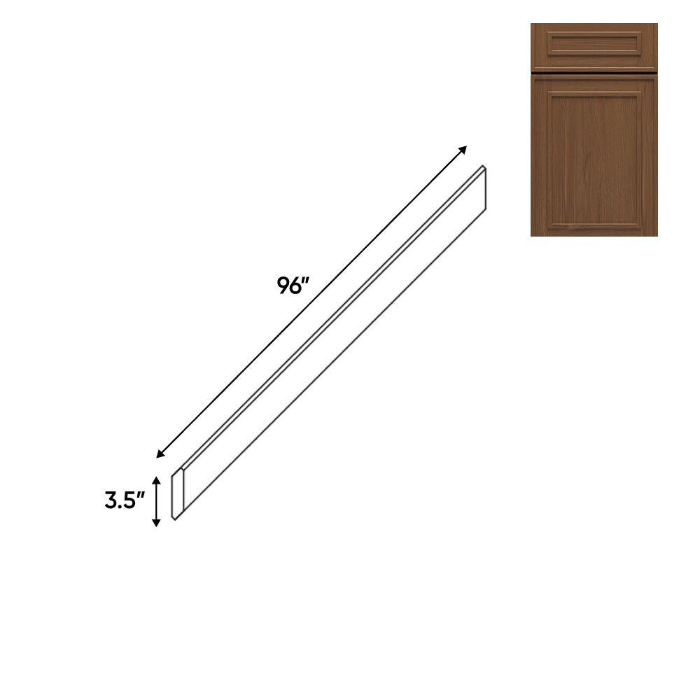 RTA - Elegant Shaker Mocha - Wood Crown Molding - 96"W x 3.5"H x 3.5"D