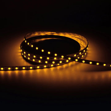 LED Strip Lights, IP20, 16.4ft, Dimmable, 12V, SMD 5050, 60 leds/Meter, 378 Lumens/ft - w/ 72W Power Supply and Controller (KIT)