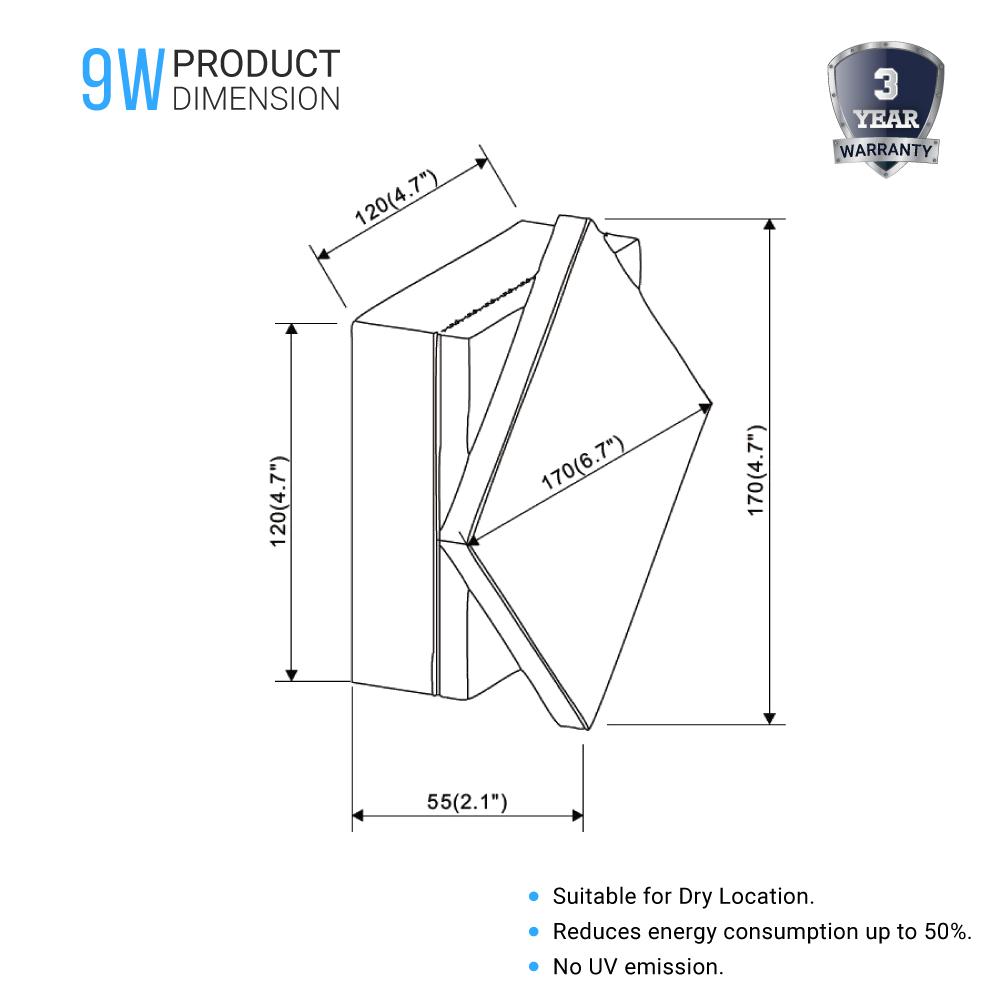 square-wall-sconce-9w-3000k-338lm