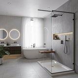 Shower Tray - Center Drain Single-Threshold - Acrylic and fiberglass -  60 X 32 X 5.5