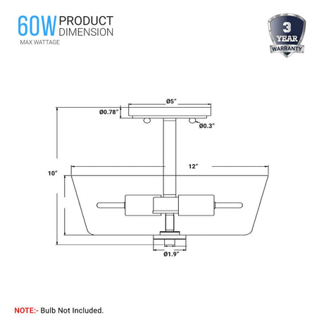 semi-flush-mount-ceiling-lights-round-2-light