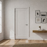 Ivanees 1-Panel Hollow Core Molded Shaker Door Slab - Madison 80 Inch Height