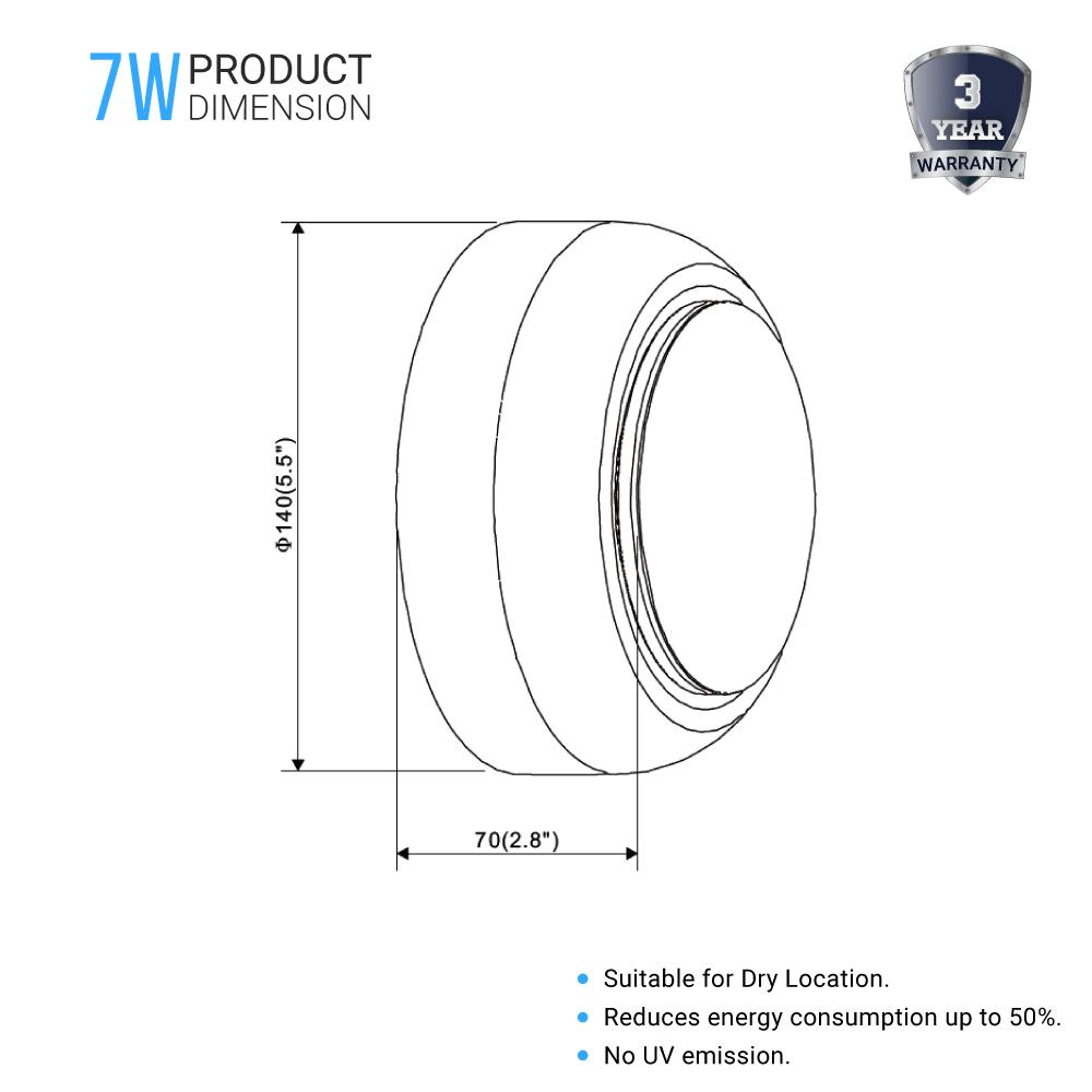 unique-wall-sconce-7w-3000k-dimmable