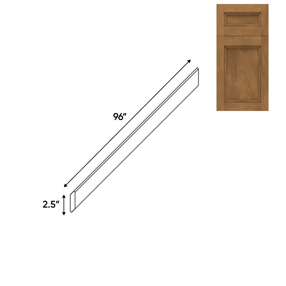 RTA - Havana Cafe - Wood Crown Molding - 96"W x 3.5"H x 2.5"D - HAC-CMS2-1/2