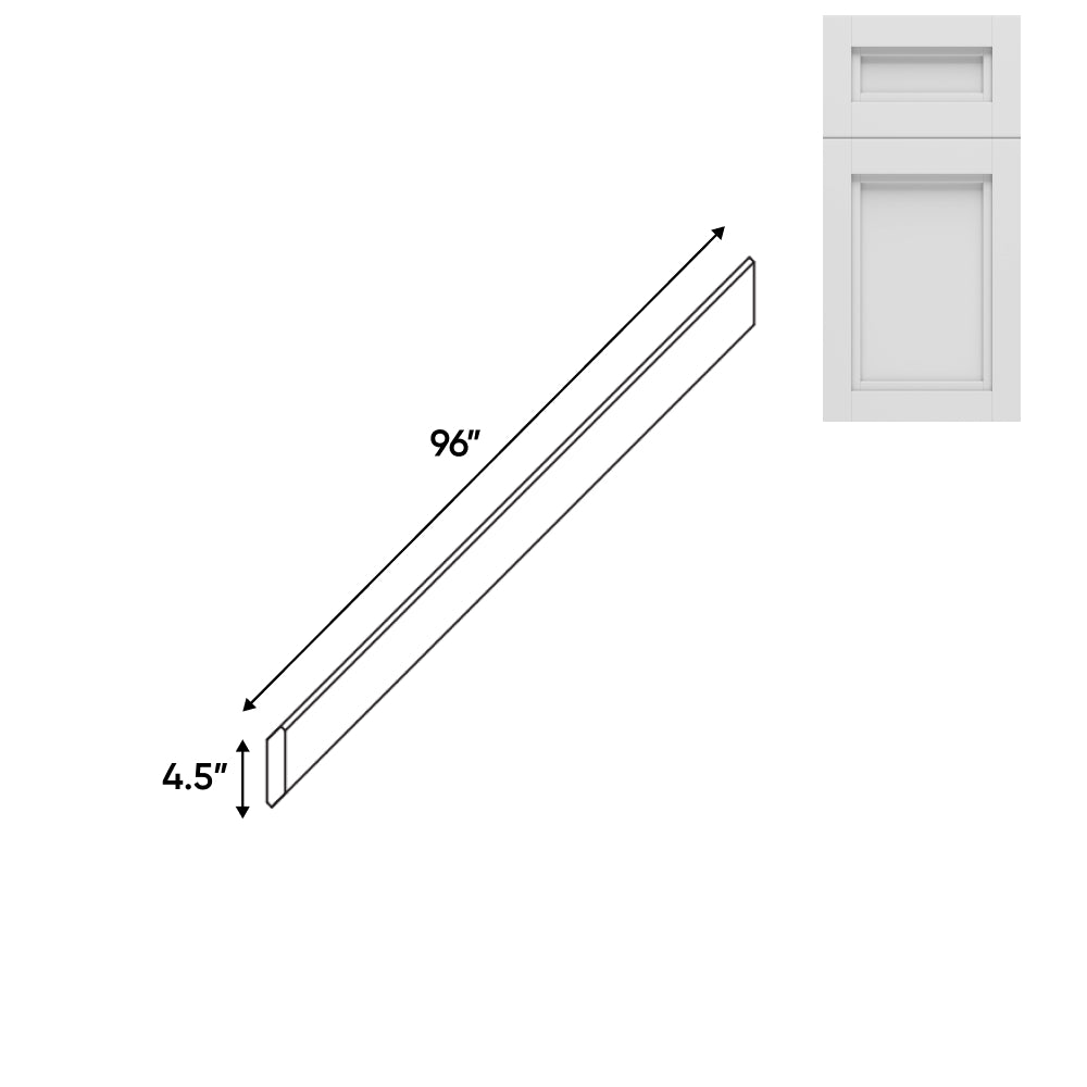 RTA - Havana Blanco - Crown Molding - 96"W x 3.5"H x 4.5"D - HAB-CMS4-1/2