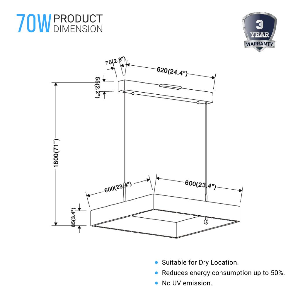 1-light-square-chandelier-lighting-70w-3000k-brown-pendant-lighting