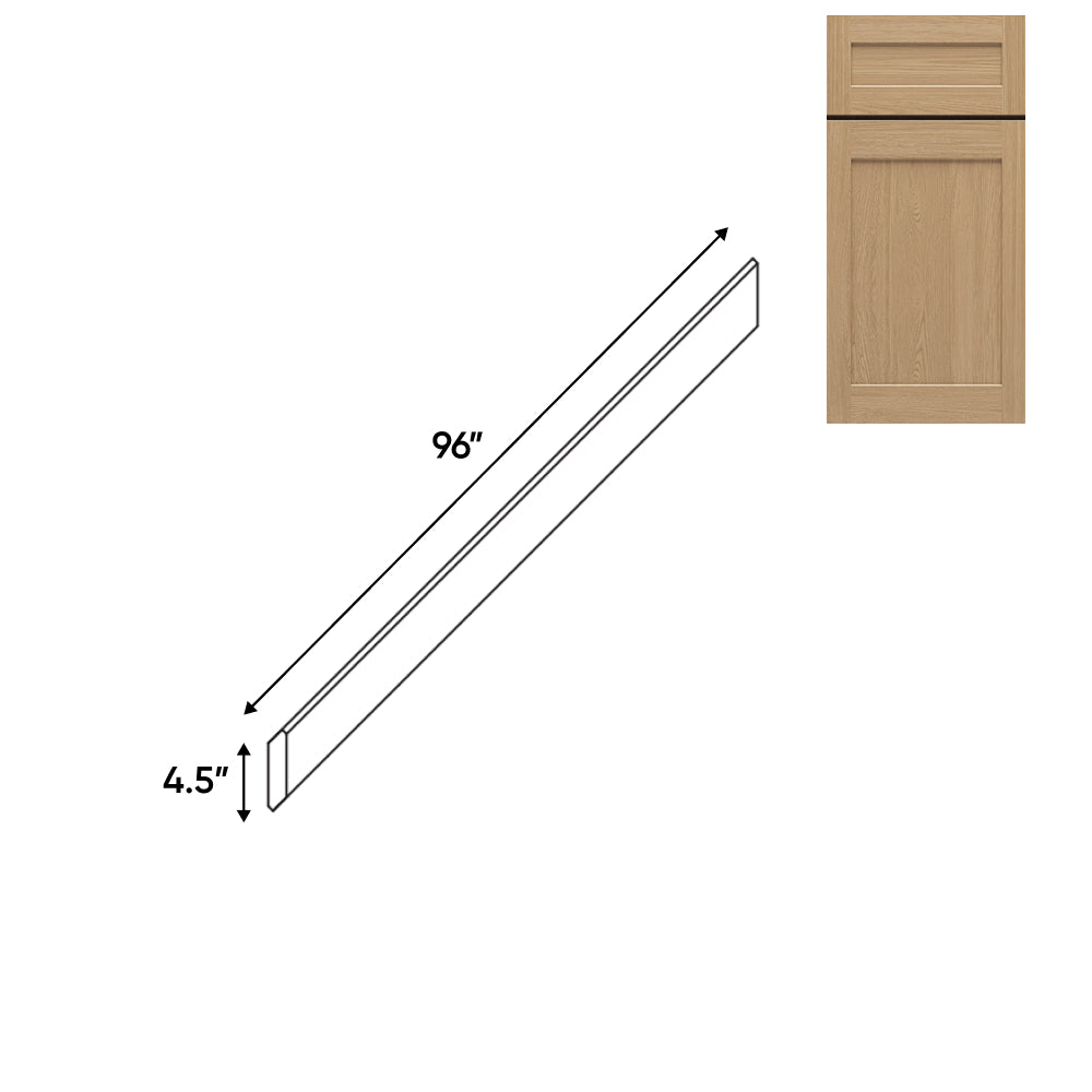 RTA - Oak Shaker - Crown Molding - 96"W x 3.5"H x 4.5"D - OS-CMS4-1/2