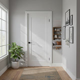 Ivanees 1-Panel Hollow Core Molded Shaker Door Slab - Madison 80 Inch Height