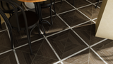 Marquetry Aspen Sequoia With Statuario Matte Glazed Porcelain Mosaic