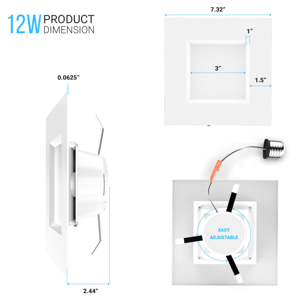 6-inch-dimmable-led-square-downlight-12w