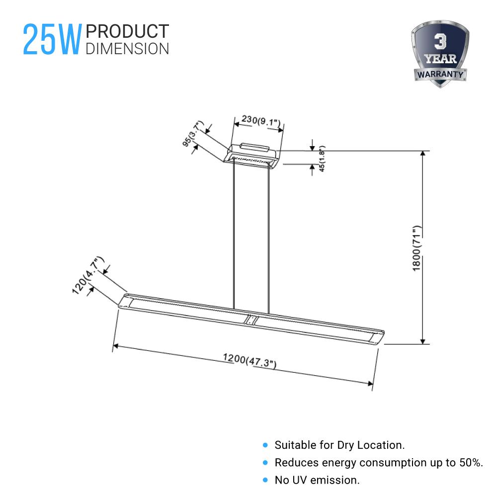 led-pmma-flat-island-pendant-light-25w-3000k-brown-pendant-lights