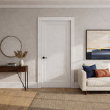 Ivanees 1-Panel Hollow Core Molded Shaker Door Slab - Madison 80 Inch Height