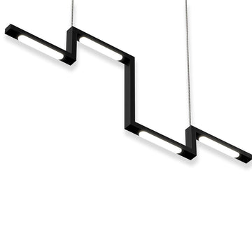 LED Pendant Light Fixture, Dimmable, 3000K (Warm White), Matte Black (P794311-AL)