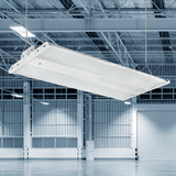 2FT LED Linear High Bay Light, 165W, 5700K, 22500LM, Linear Hanging Light For Industrial Factories, Commercial Factories, Retail Shop, Warehouse Lighting - BUILDMYPLACE