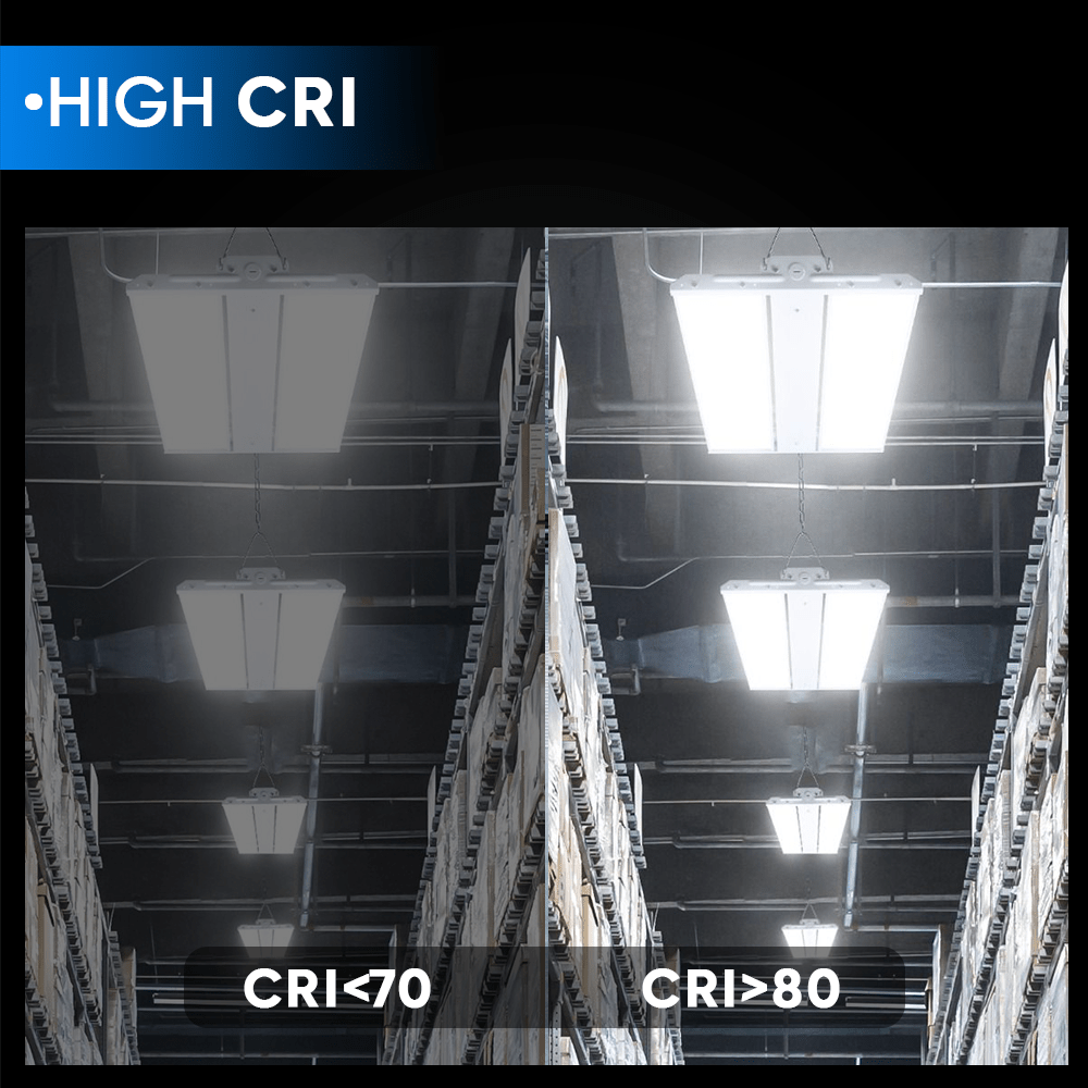 2FT LED Linear High Bay Shop Light, 110W, 5700K, 15000LM, 120 - 277VAC, 0 - 10V Dim, UL DLC Listed, Linear Hanging Light for Warehouse Workshops - 2 Pack - BUILDMYPLACE