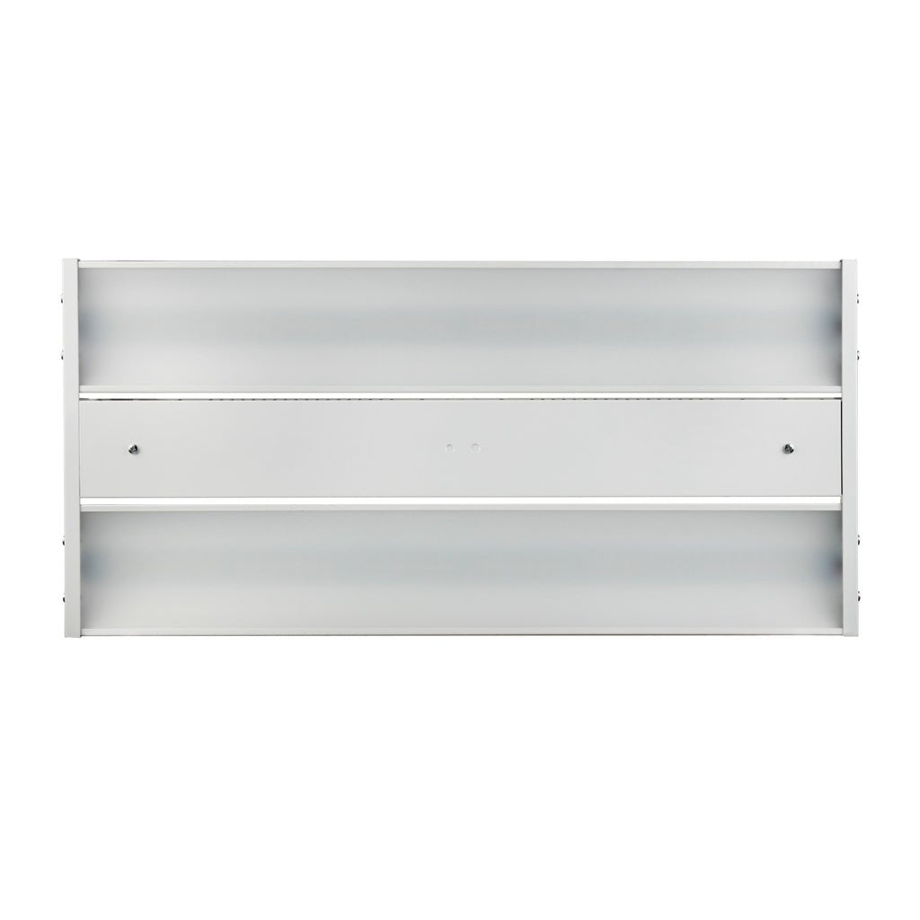 2FT LED Linear High Bay Shop Light, 110W, 5700K, 15000LM, 120 - 277VAC, 0 - 10V Dim, UL DLC Listed, Linear Hanging Light for Warehouse Workshops - 2 Pack - BUILDMYPLACE