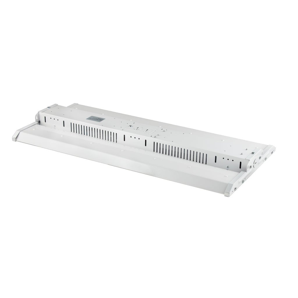 2FT LED Linear High Bay Shop Light, 110W, 5700K, 15000LM, 120 - 277VAC, 0 - 10V Dim, UL DLC Listed, Linear Hanging Light for Warehouse Workshops - 2 Pack - BUILDMYPLACE